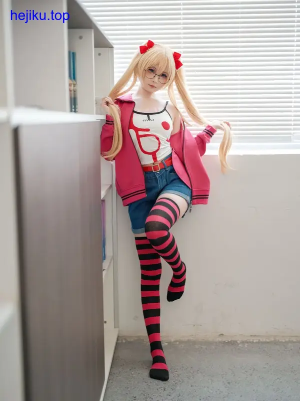 幼水铃衣老城区街灯下，深色外套配卡其裤，路人虚化背景